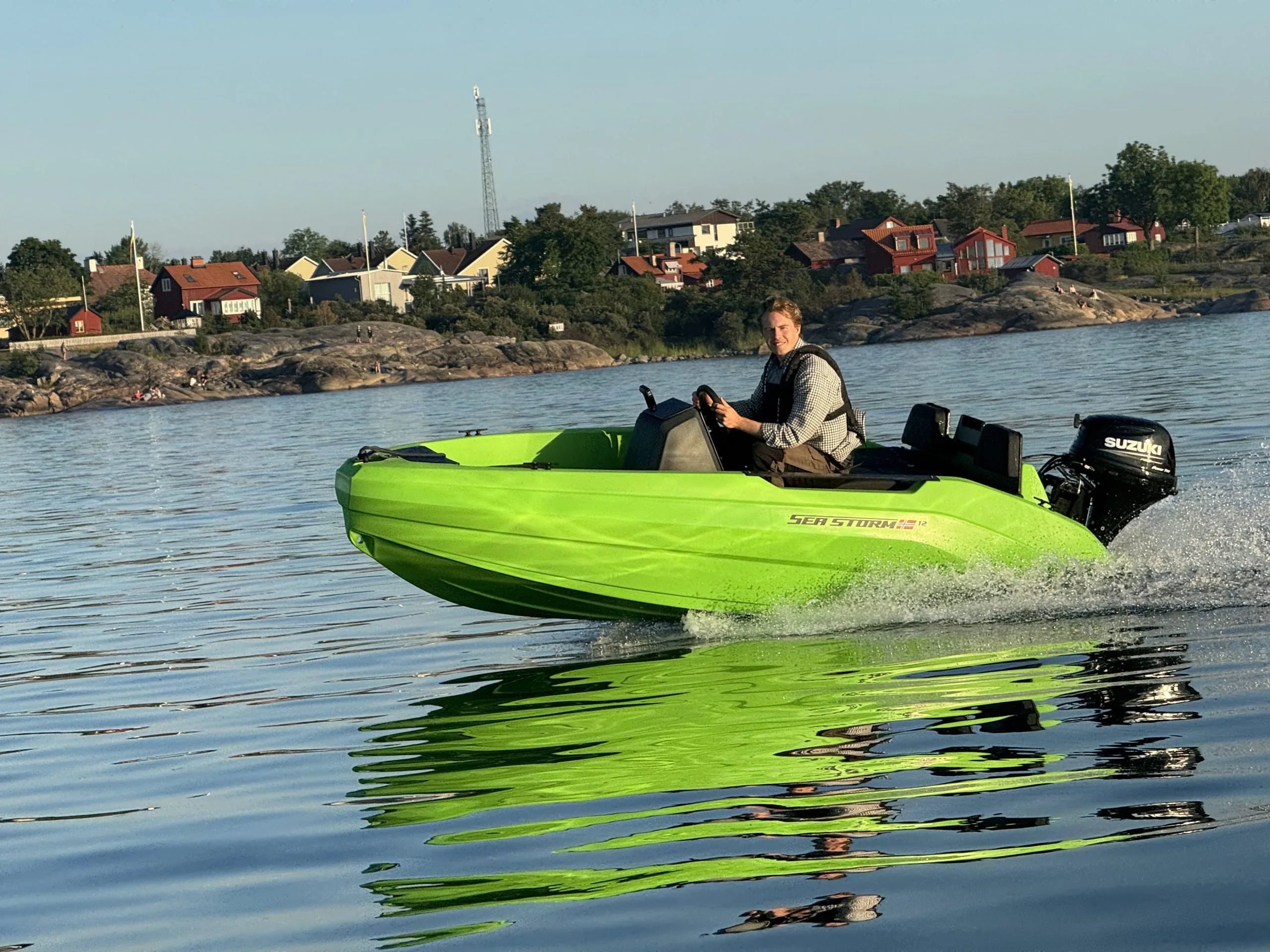 SeaStorm 12 HDPE Advantage – off the coast
