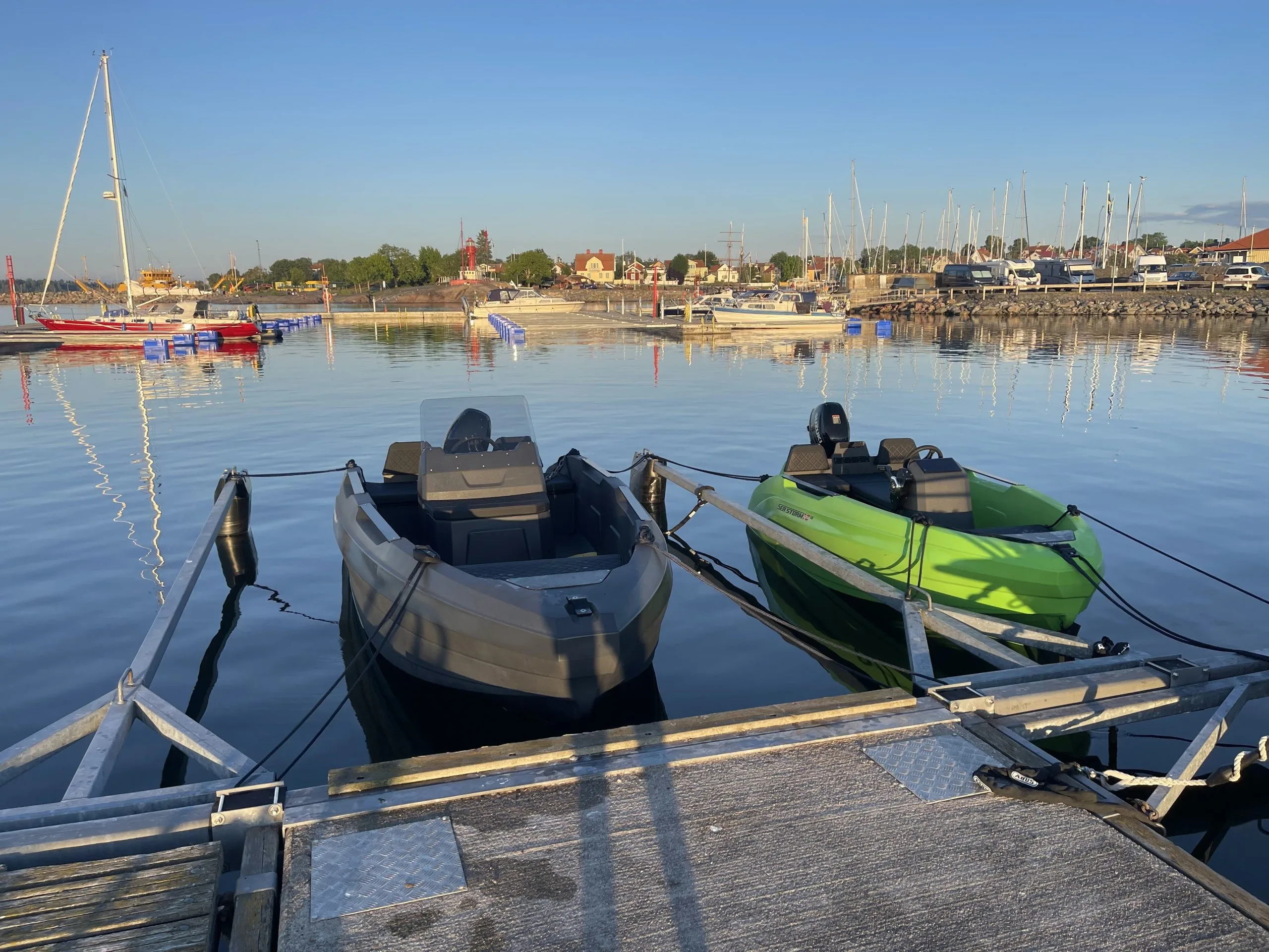 SeaStorm 12 HDPE Advantage – at the dock