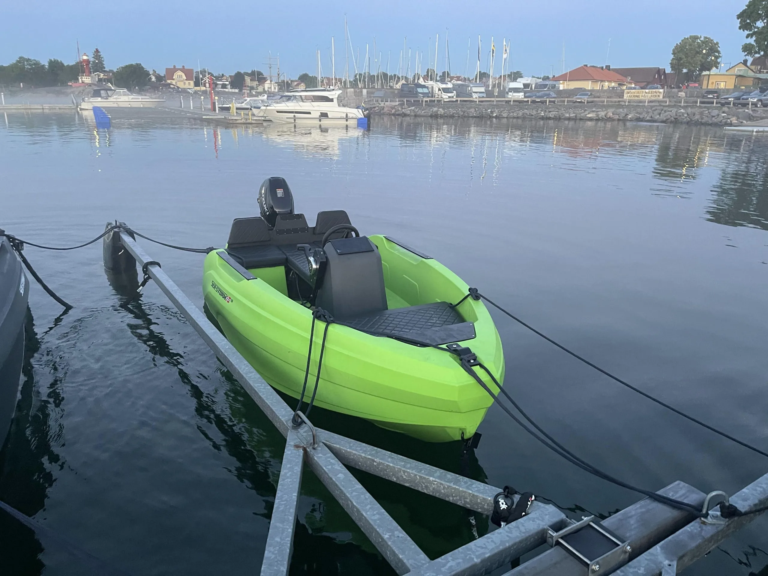 SeaStorm 12 HDPE Advantage – moored
