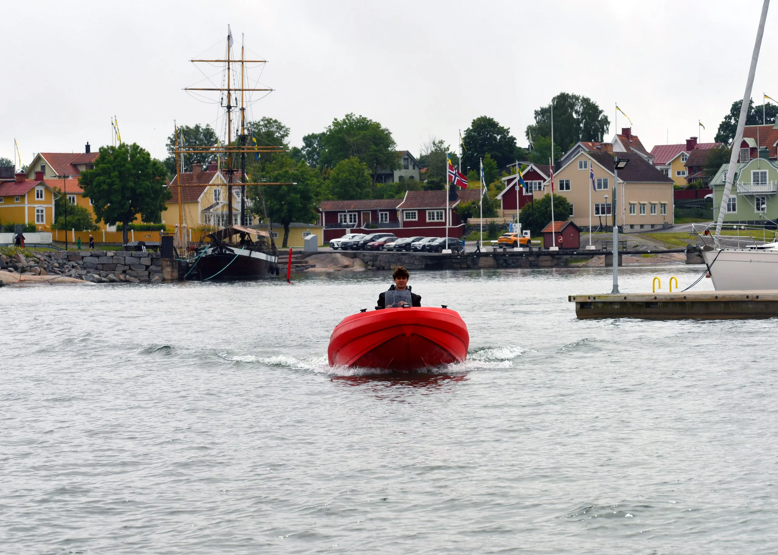 SeaStorm 14 HDPE Advantage – in the archipelago