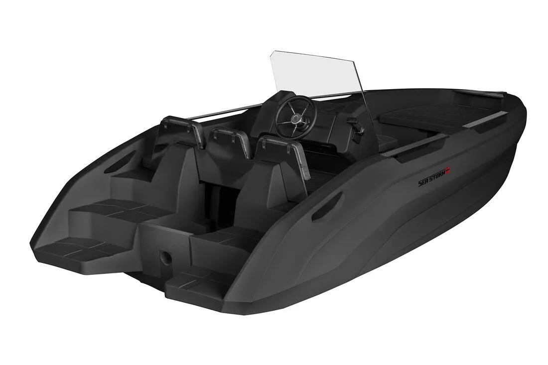 SeaStorm 17 – vista delantera diagonal
